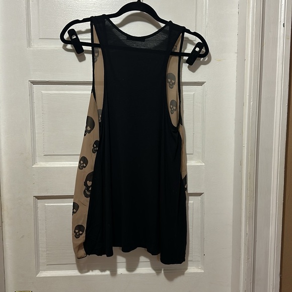 Y2K high low Skull Tank - Picture 2 of 4